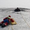 Eisrettungsübung in Weichering